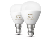 Philips Hue Hue White and color ambiance Żarówka kulka E14 470lm (2szt.) - 1271554 - zdjęcie 2
